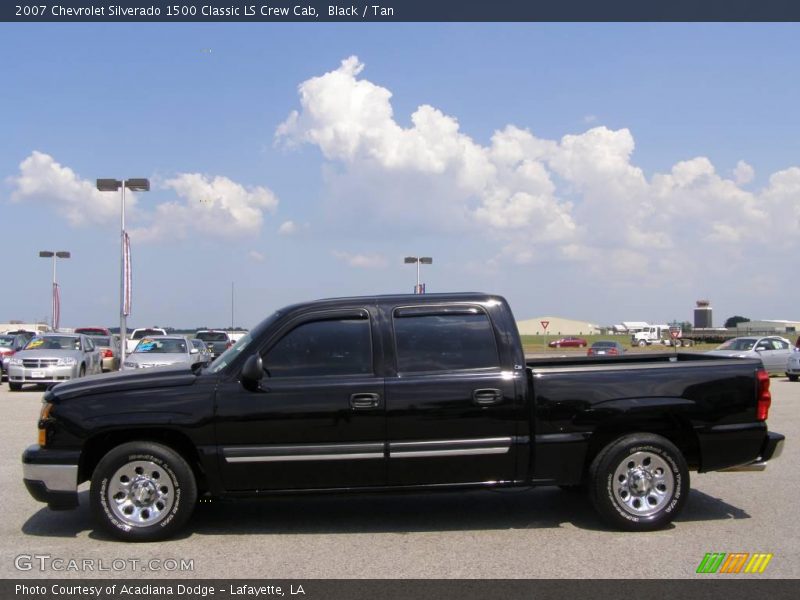 Black / Tan 2007 Chevrolet Silverado 1500 Classic LS Crew Cab