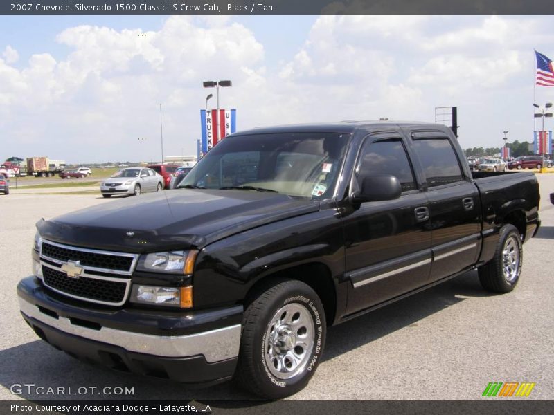 Black / Tan 2007 Chevrolet Silverado 1500 Classic LS Crew Cab