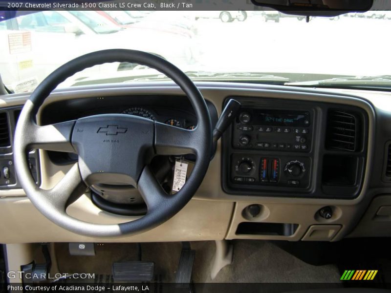 Black / Tan 2007 Chevrolet Silverado 1500 Classic LS Crew Cab