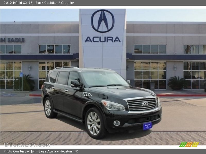 Black Obsidian / Graphite 2012 Infiniti QX 56