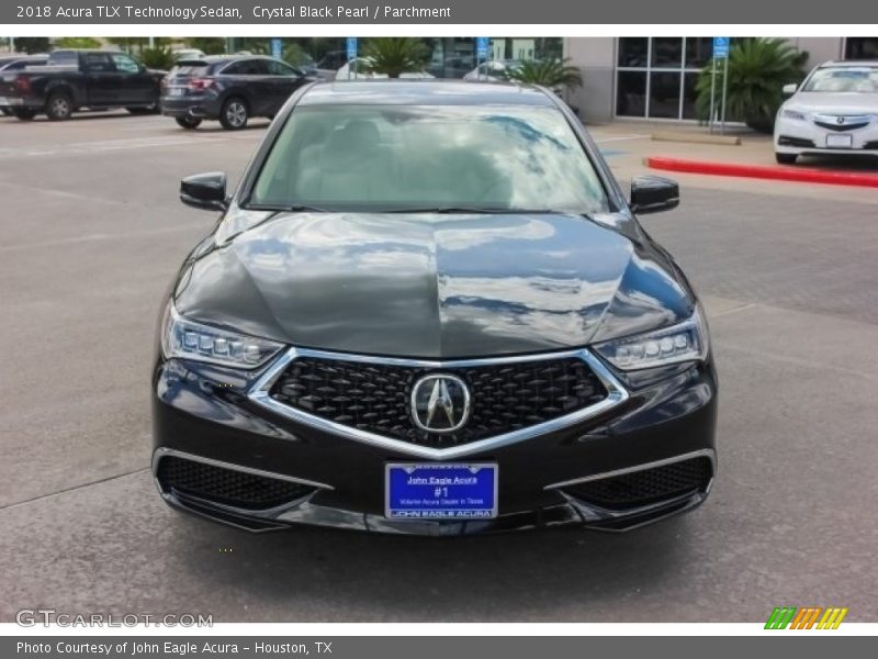 Crystal Black Pearl / Parchment 2018 Acura TLX Technology Sedan