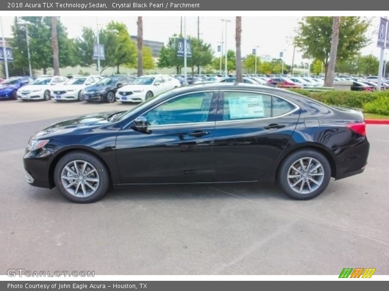 Crystal Black Pearl / Parchment 2018 Acura TLX Technology Sedan