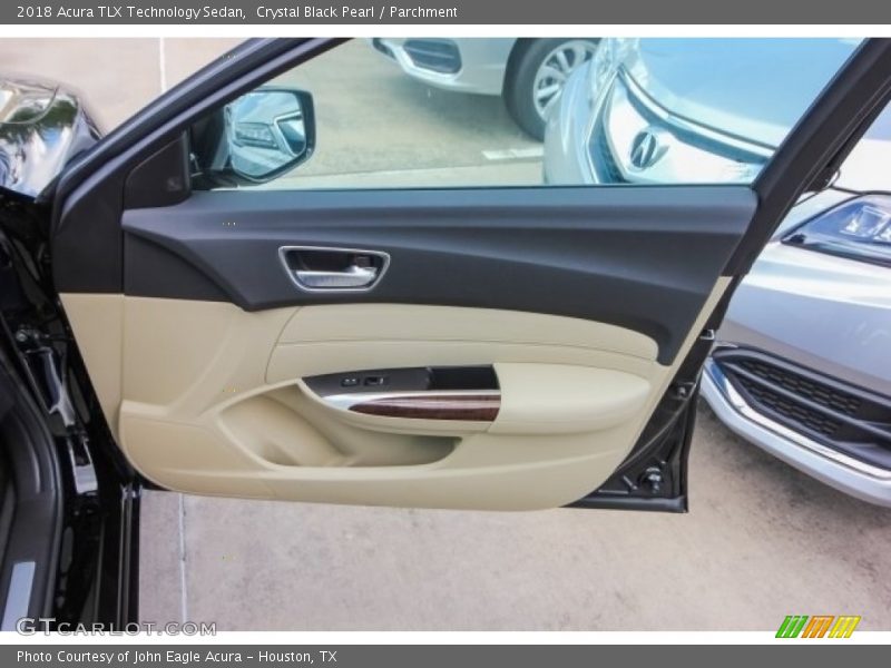 Crystal Black Pearl / Parchment 2018 Acura TLX Technology Sedan