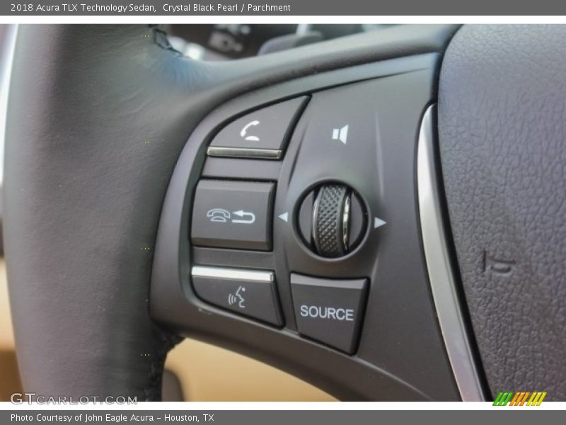 Crystal Black Pearl / Parchment 2018 Acura TLX Technology Sedan