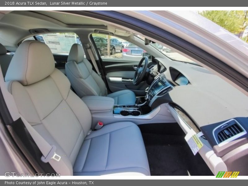 Lunar Silver Metallic / Graystone 2018 Acura TLX Sedan