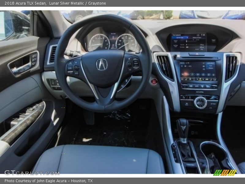 Lunar Silver Metallic / Graystone 2018 Acura TLX Sedan