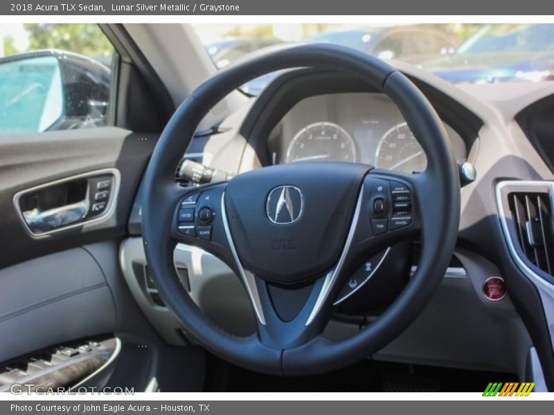 Lunar Silver Metallic / Graystone 2018 Acura TLX Sedan