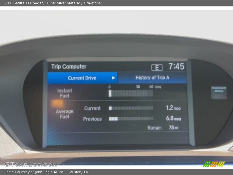 Lunar Silver Metallic / Graystone 2018 Acura TLX Sedan