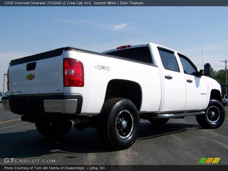 Summit White / Dark Titanium 2008 Chevrolet Silverado 2500HD LS Crew Cab 4x4