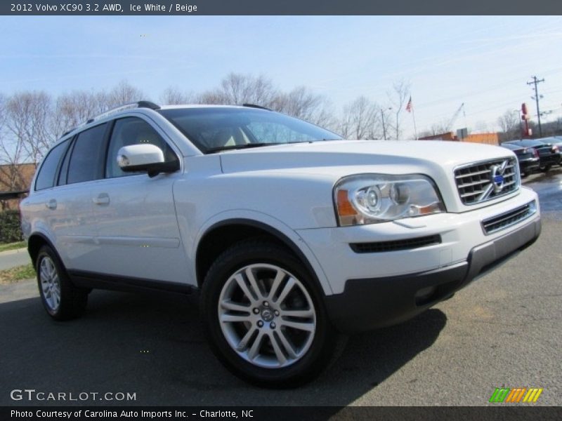 Ice White / Beige 2012 Volvo XC90 3.2 AWD