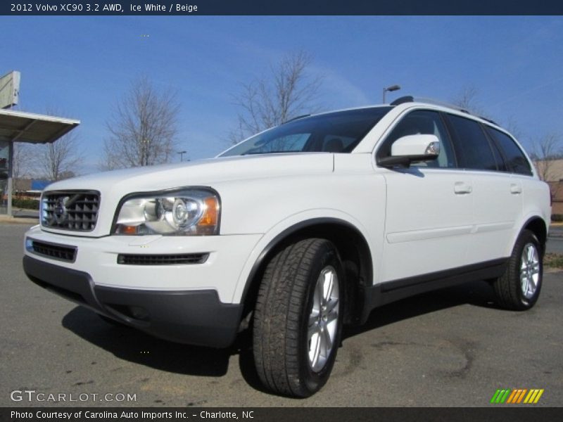 Ice White / Beige 2012 Volvo XC90 3.2 AWD