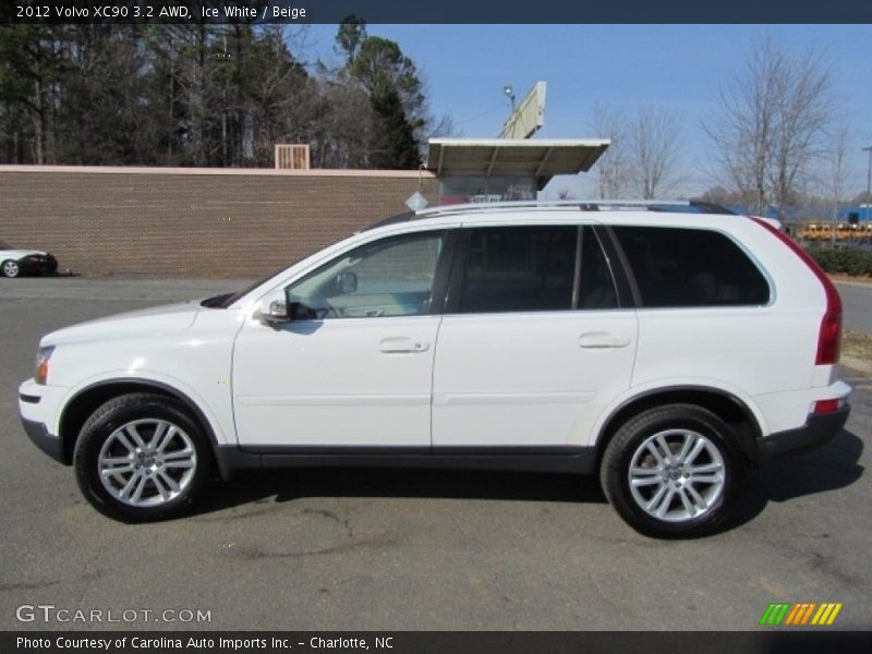 Ice White / Beige 2012 Volvo XC90 3.2 AWD