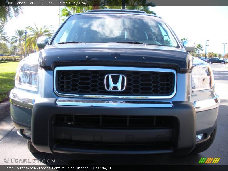 Steel Blue Metallic / Gray 2006 Honda Pilot EX-L