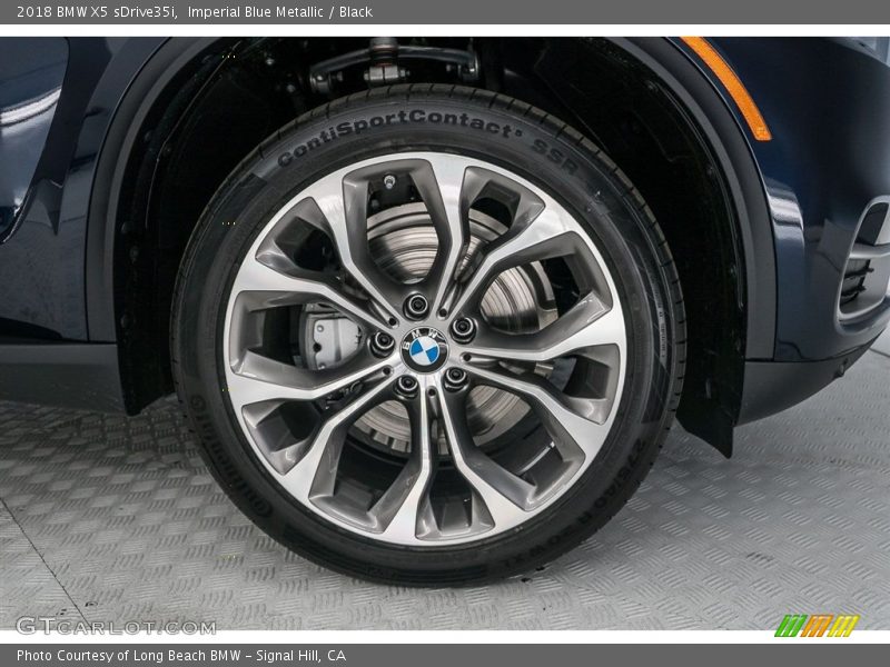 Imperial Blue Metallic / Black 2018 BMW X5 sDrive35i