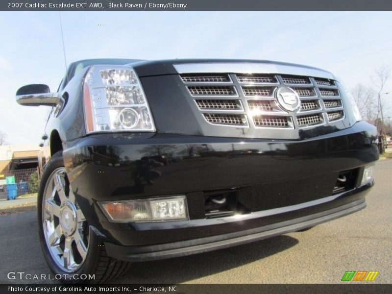 Black Raven / Ebony/Ebony 2007 Cadillac Escalade EXT AWD