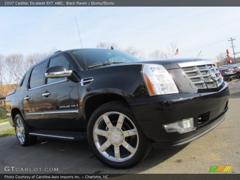 Black Raven / Ebony/Ebony 2007 Cadillac Escalade EXT AWD