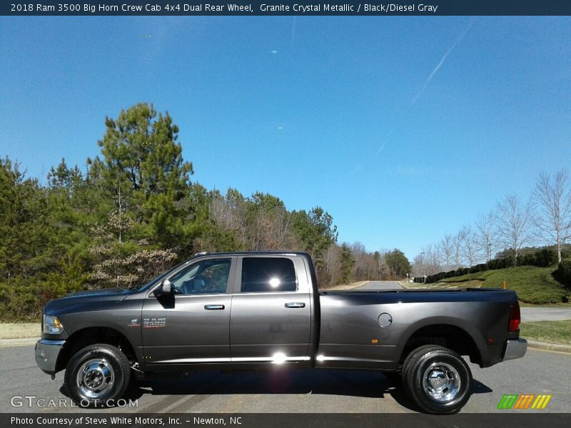 Granite Crystal Metallic / Black/Diesel Gray 2018 Ram 3500 Big Horn Crew Cab 4x4 Dual Rear Wheel