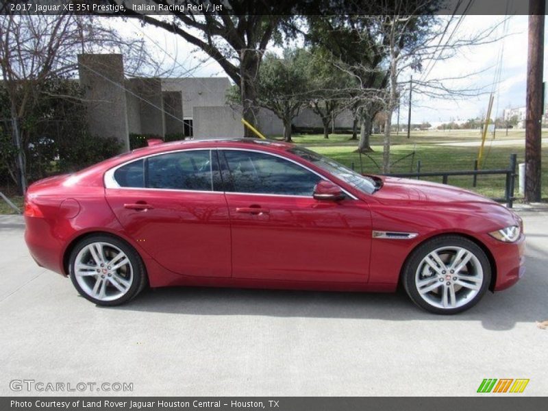 Italian Racing Red / Jet 2017 Jaguar XE 35t Prestige