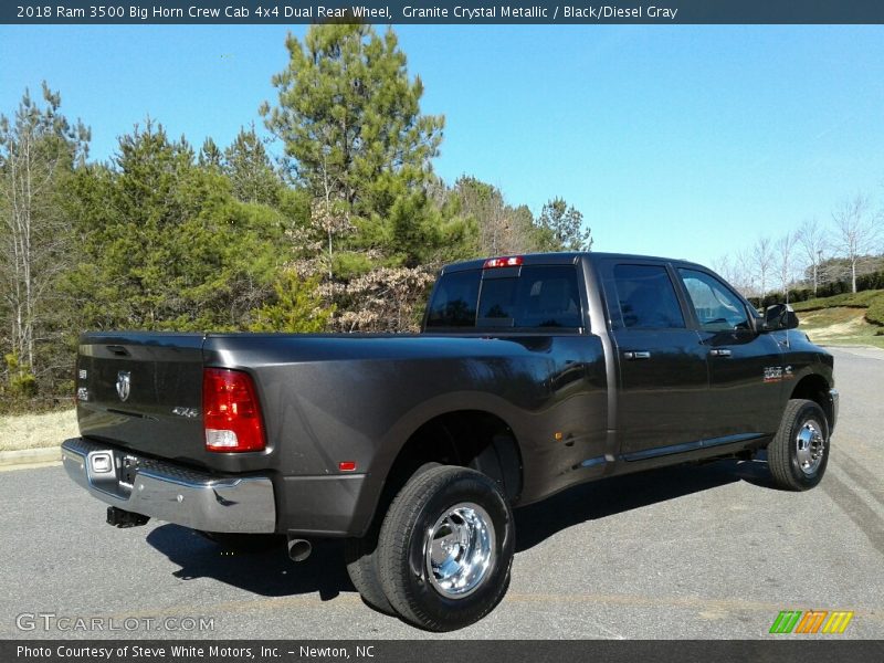 Granite Crystal Metallic / Black/Diesel Gray 2018 Ram 3500 Big Horn Crew Cab 4x4 Dual Rear Wheel
