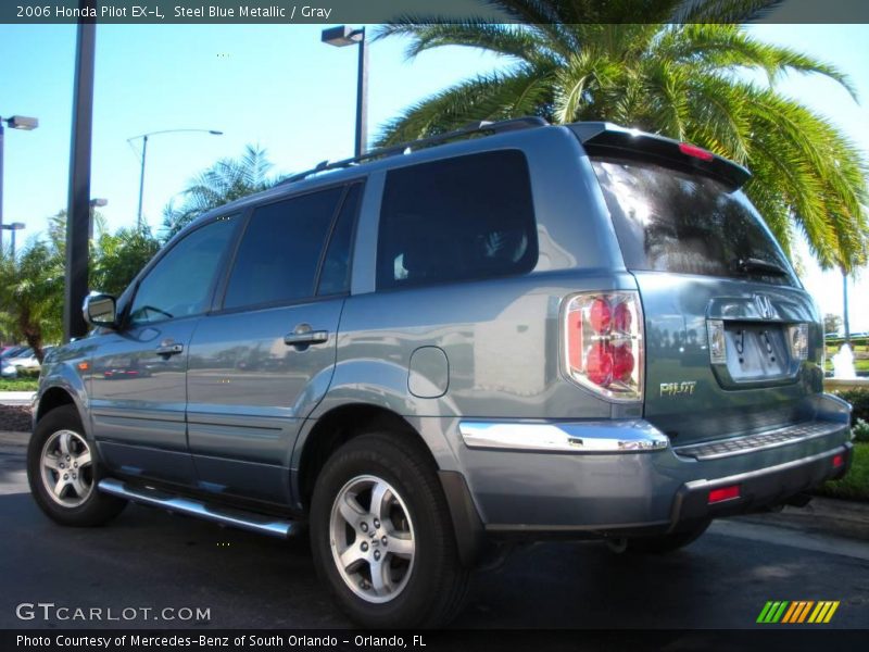 Steel Blue Metallic / Gray 2006 Honda Pilot EX-L