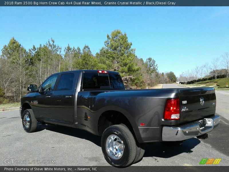 Granite Crystal Metallic / Black/Diesel Gray 2018 Ram 3500 Big Horn Crew Cab 4x4 Dual Rear Wheel