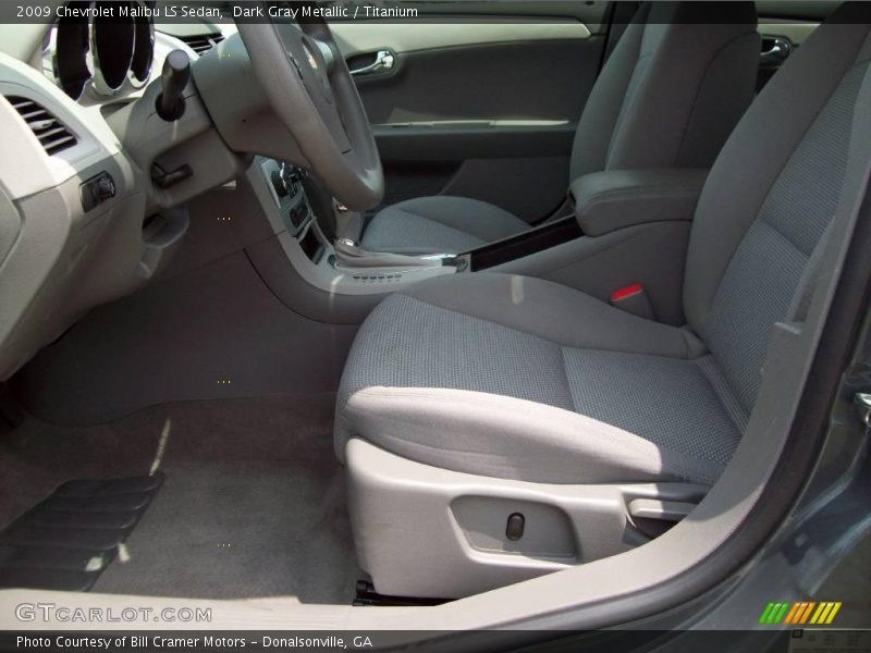 Dark Gray Metallic / Titanium 2009 Chevrolet Malibu LS Sedan