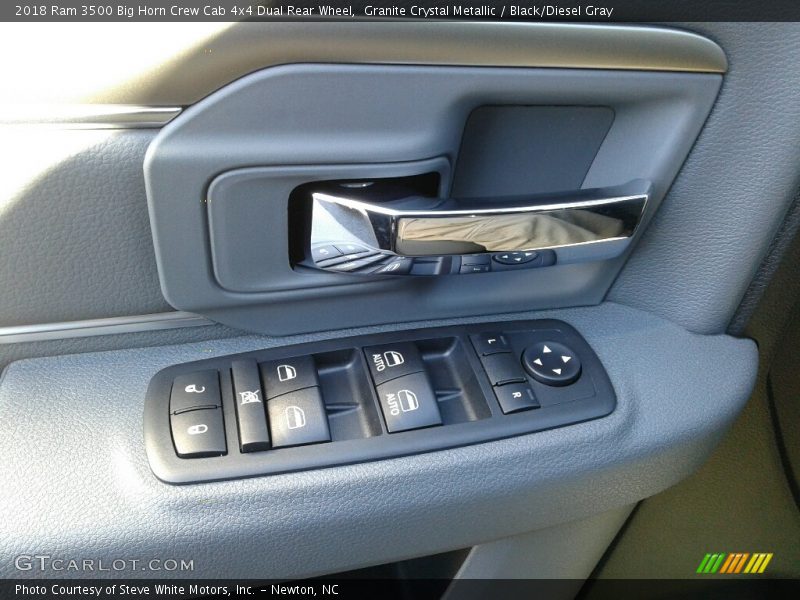 Granite Crystal Metallic / Black/Diesel Gray 2018 Ram 3500 Big Horn Crew Cab 4x4 Dual Rear Wheel