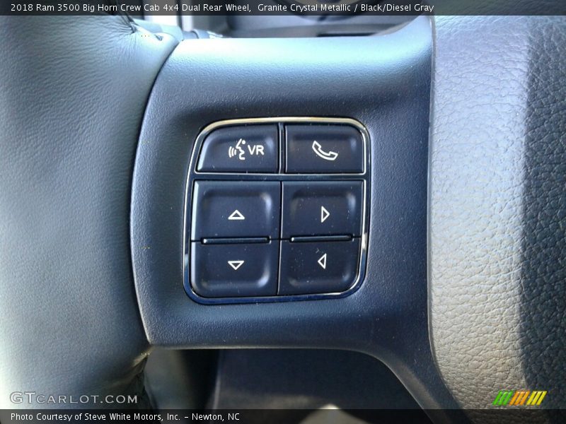 Granite Crystal Metallic / Black/Diesel Gray 2018 Ram 3500 Big Horn Crew Cab 4x4 Dual Rear Wheel