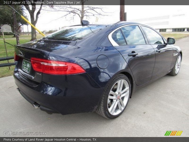 Dark Sapphire Blue / Jet 2017 Jaguar XE 35t Premium