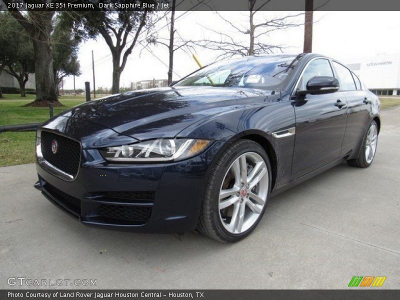 Dark Sapphire Blue / Jet 2017 Jaguar XE 35t Premium