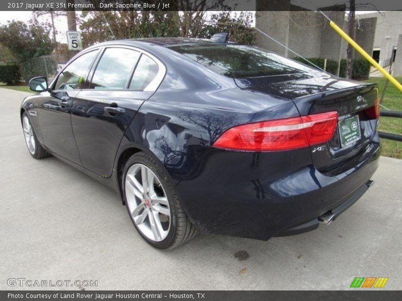 Dark Sapphire Blue / Jet 2017 Jaguar XE 35t Premium