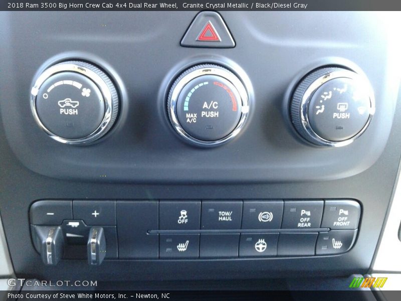 Granite Crystal Metallic / Black/Diesel Gray 2018 Ram 3500 Big Horn Crew Cab 4x4 Dual Rear Wheel