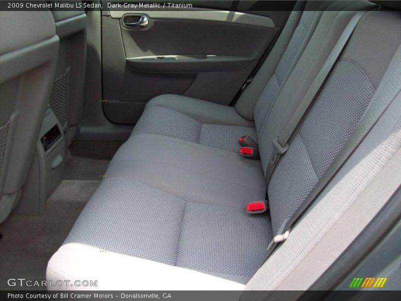 Dark Gray Metallic / Titanium 2009 Chevrolet Malibu LS Sedan
