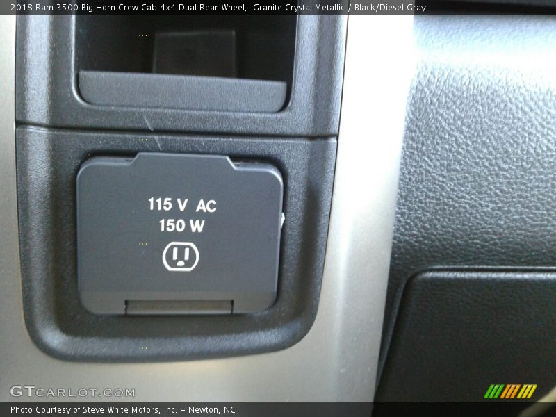 Granite Crystal Metallic / Black/Diesel Gray 2018 Ram 3500 Big Horn Crew Cab 4x4 Dual Rear Wheel