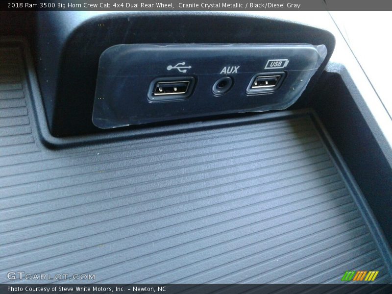 Granite Crystal Metallic / Black/Diesel Gray 2018 Ram 3500 Big Horn Crew Cab 4x4 Dual Rear Wheel