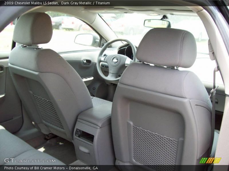 Dark Gray Metallic / Titanium 2009 Chevrolet Malibu LS Sedan