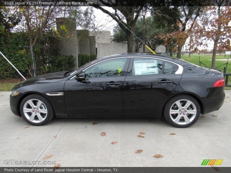 Ultimate Black / Latte 2017 Jaguar XE 25t Premium