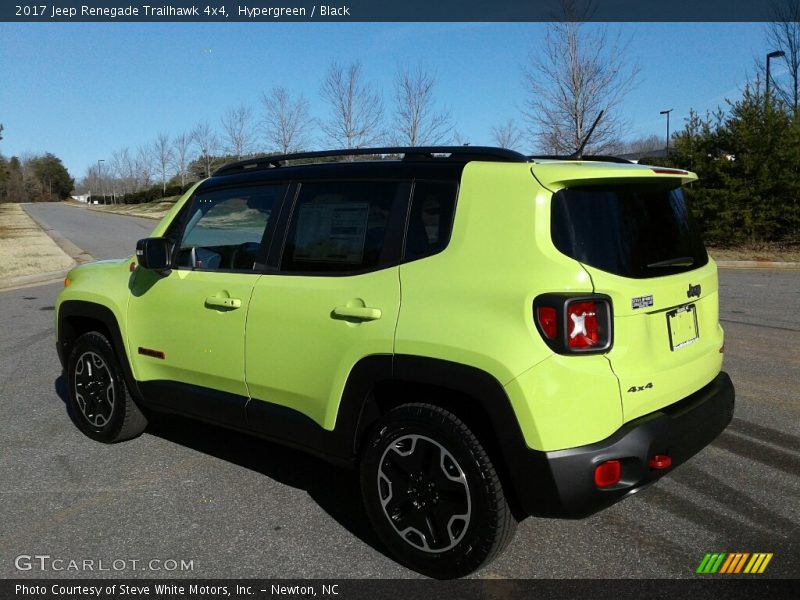 Hypergreen / Black 2017 Jeep Renegade Trailhawk 4x4