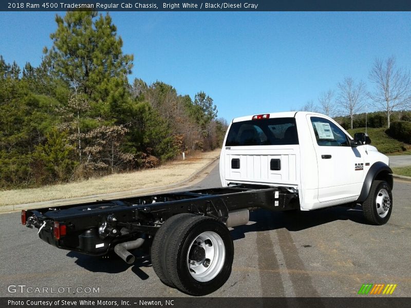 Bright White / Black/Diesel Gray 2018 Ram 4500 Tradesman Regular Cab Chassis