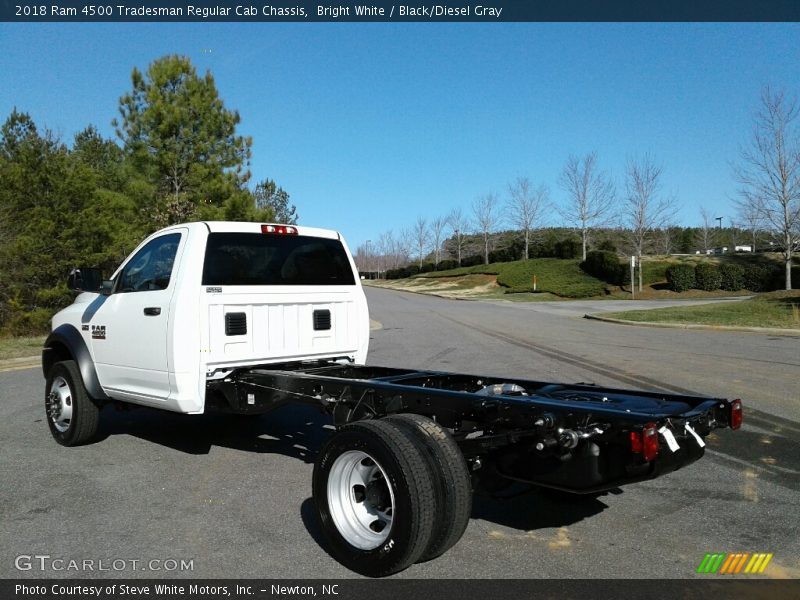 Bright White / Black/Diesel Gray 2018 Ram 4500 Tradesman Regular Cab Chassis
