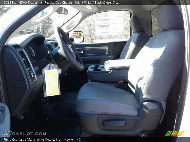 Bright White / Black/Diesel Gray 2018 Ram 4500 Tradesman Regular Cab Chassis
