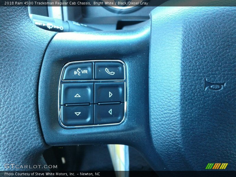 Bright White / Black/Diesel Gray 2018 Ram 4500 Tradesman Regular Cab Chassis