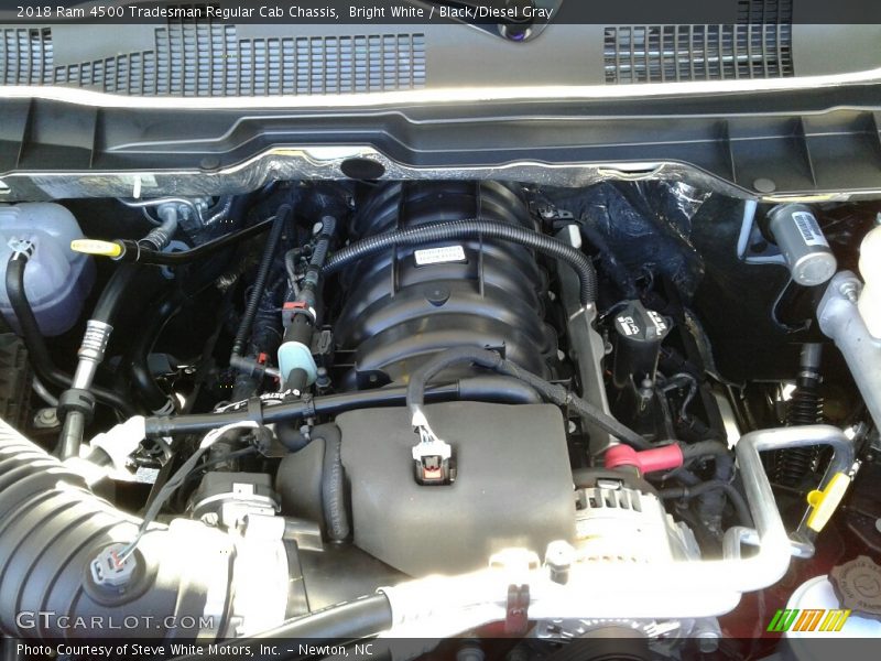 Bright White / Black/Diesel Gray 2018 Ram 4500 Tradesman Regular Cab Chassis