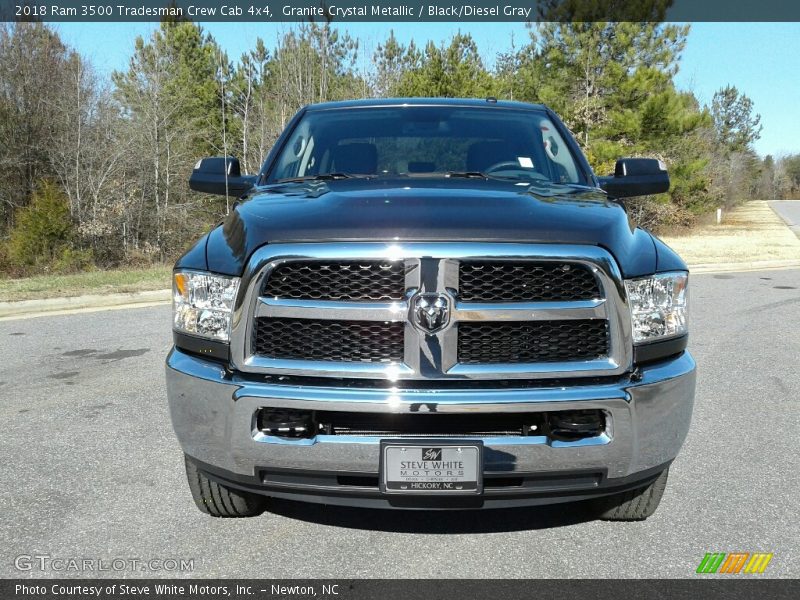 Granite Crystal Metallic / Black/Diesel Gray 2018 Ram 3500 Tradesman Crew Cab 4x4