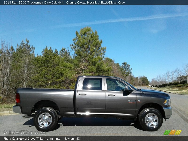 Granite Crystal Metallic / Black/Diesel Gray 2018 Ram 3500 Tradesman Crew Cab 4x4