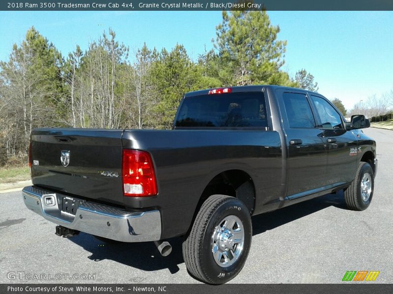 Granite Crystal Metallic / Black/Diesel Gray 2018 Ram 3500 Tradesman Crew Cab 4x4