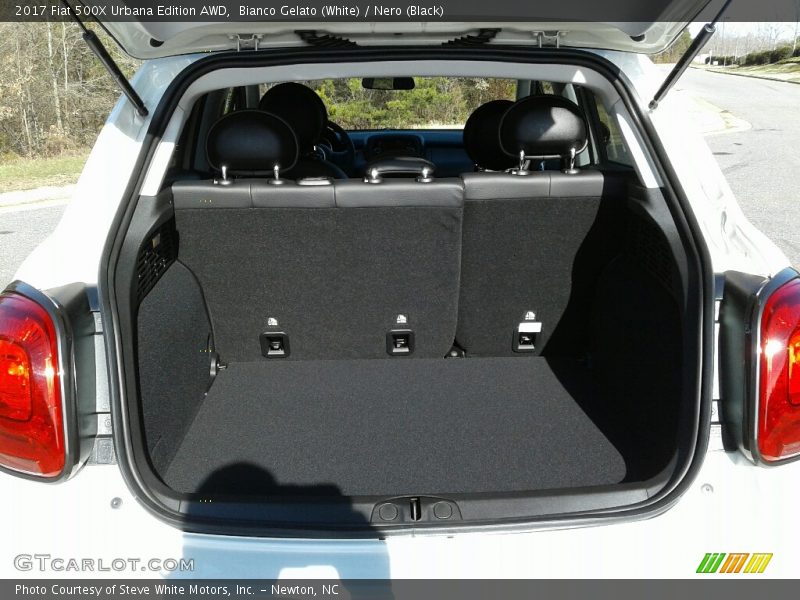 Bianco Gelato (White) / Nero (Black) 2017 Fiat 500X Urbana Edition AWD