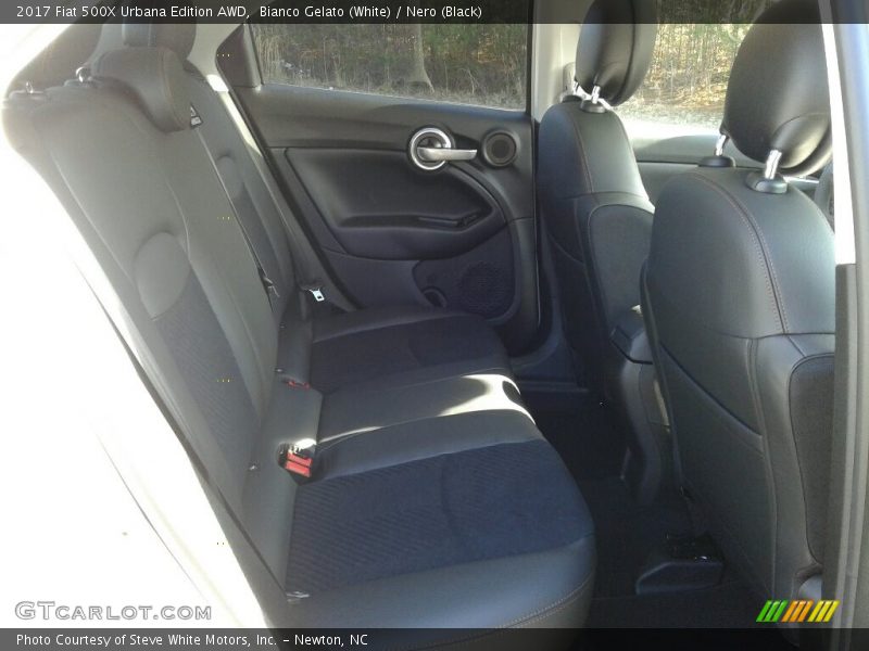 Bianco Gelato (White) / Nero (Black) 2017 Fiat 500X Urbana Edition AWD