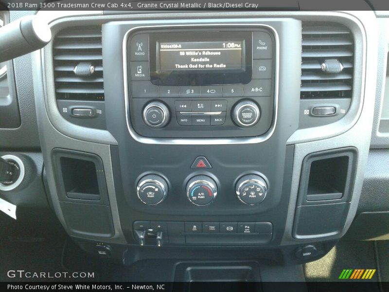 Granite Crystal Metallic / Black/Diesel Gray 2018 Ram 3500 Tradesman Crew Cab 4x4