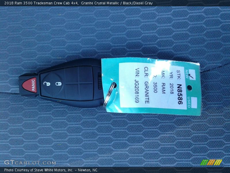 Granite Crystal Metallic / Black/Diesel Gray 2018 Ram 3500 Tradesman Crew Cab 4x4